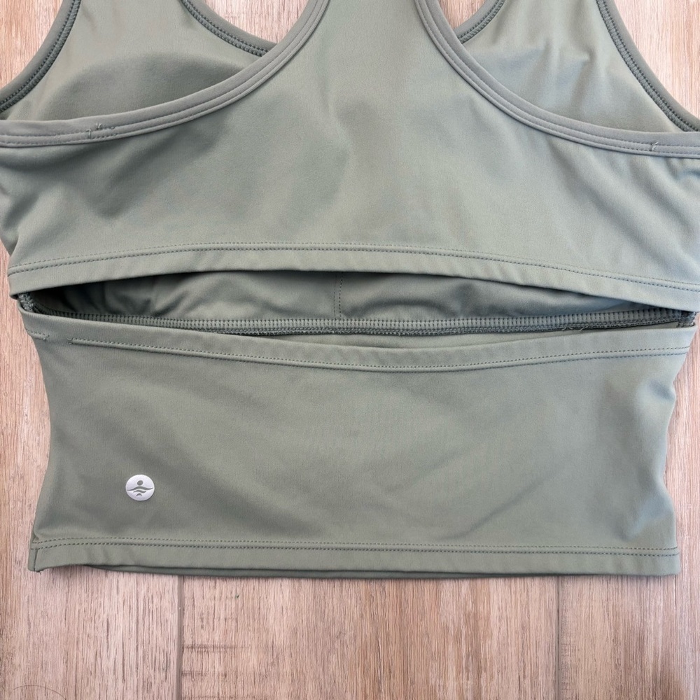 Halara Softlyzero Plush U Neck Backless Racerback… - image 5